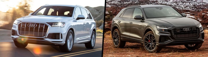 audi q7 vs audi q8